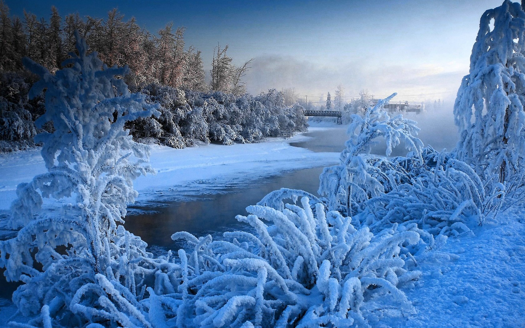 冬季意境图片：冬天图片唯美，冬季雪景图片