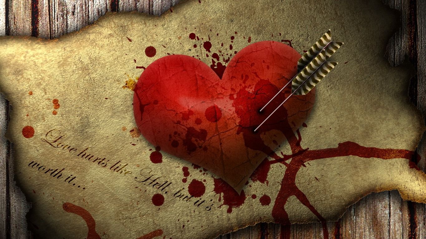 心只有一颗你看着伤图：一颗心看着伤图片