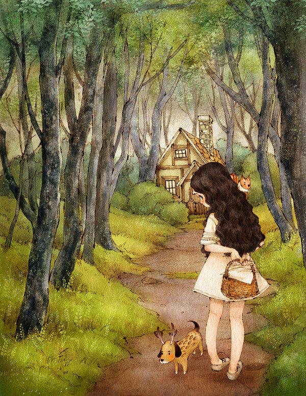 森林女孩头像 森林女孩日记高清壁纸