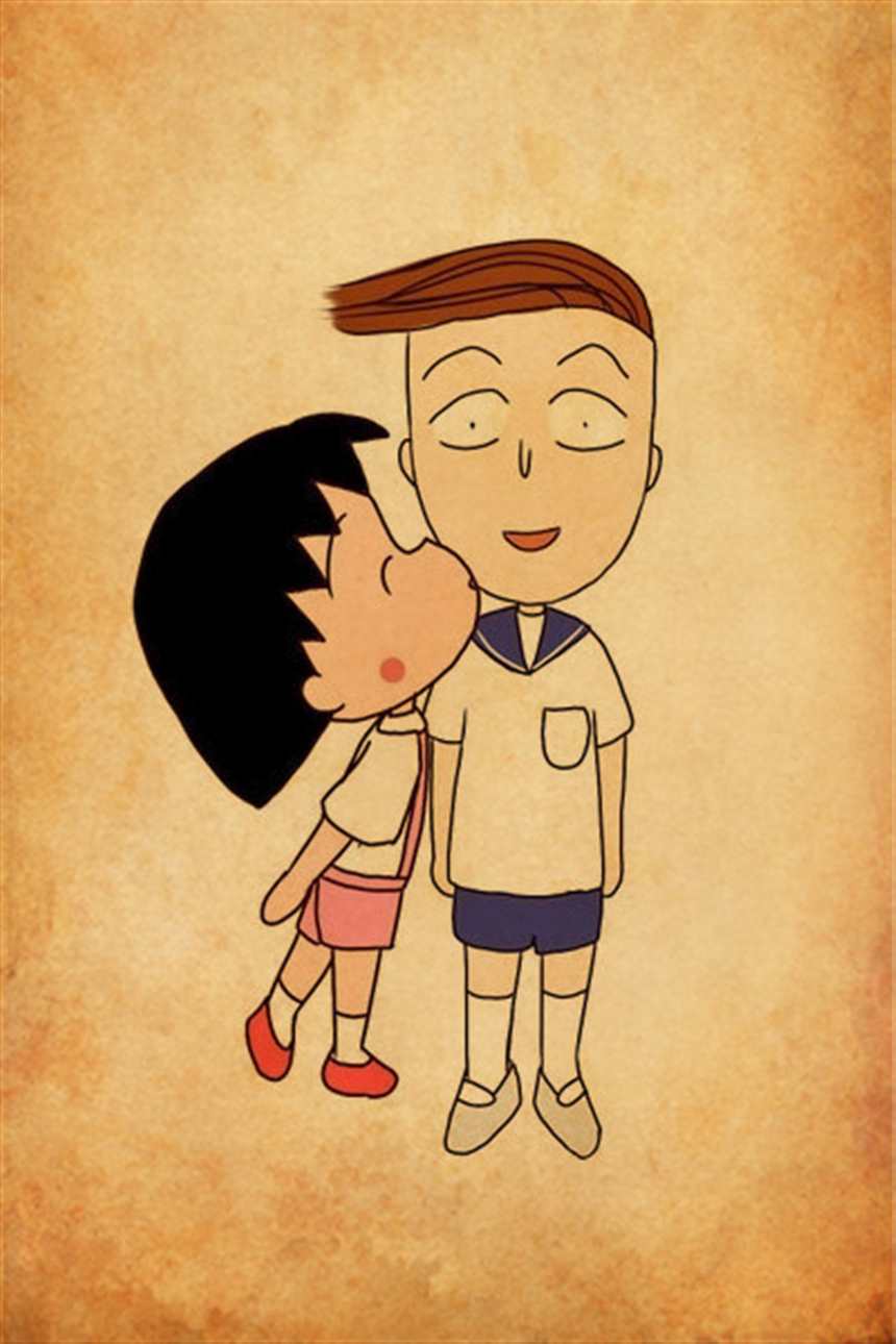 有人爱,有事做,有所期待.#情侣#手绘#卡通