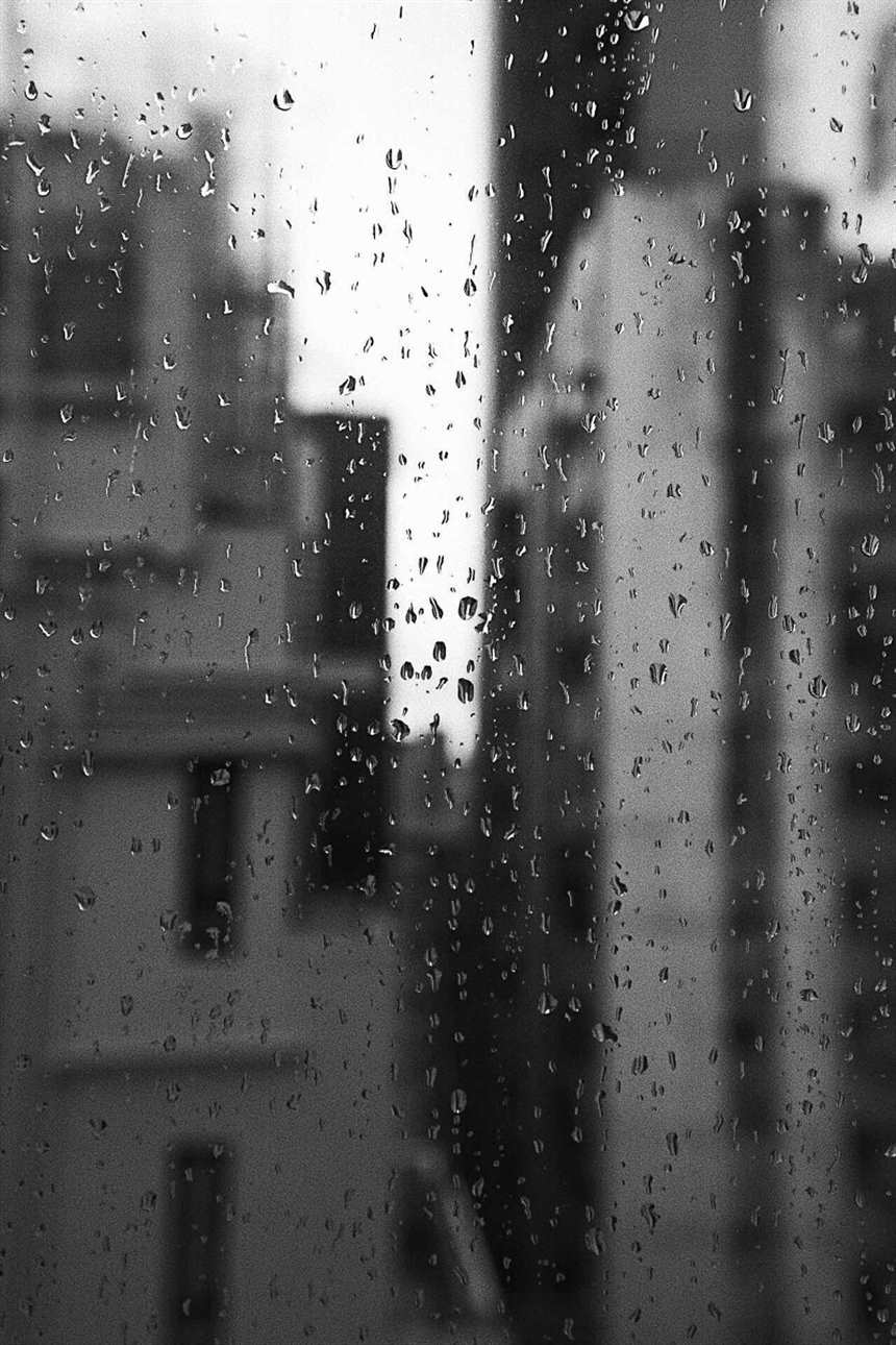 冷雨夜我在你身边,盼望你会知,可知道我的心,比当初以改变.#黑白#下雨