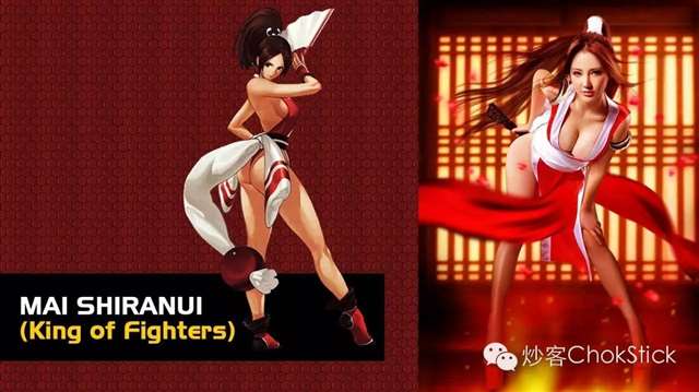 不知火舞Cos，有没有勾起乳白色的青春回忆