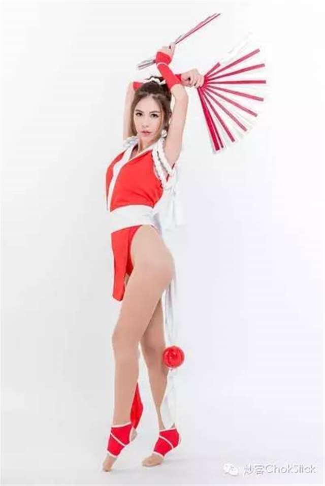 不知火舞Cos，有没有勾起乳白色的青春回忆