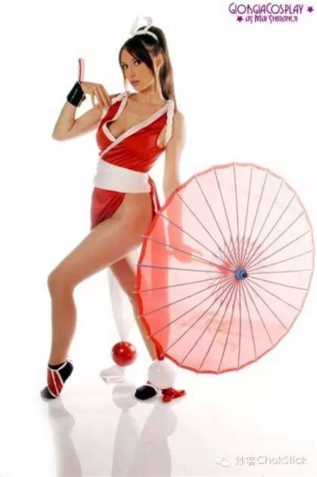 不知火舞Cos，有没有勾起乳白色的青春回忆