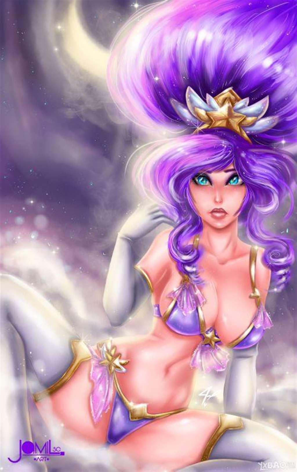《lol》魔法少女拉克丝全彩本子