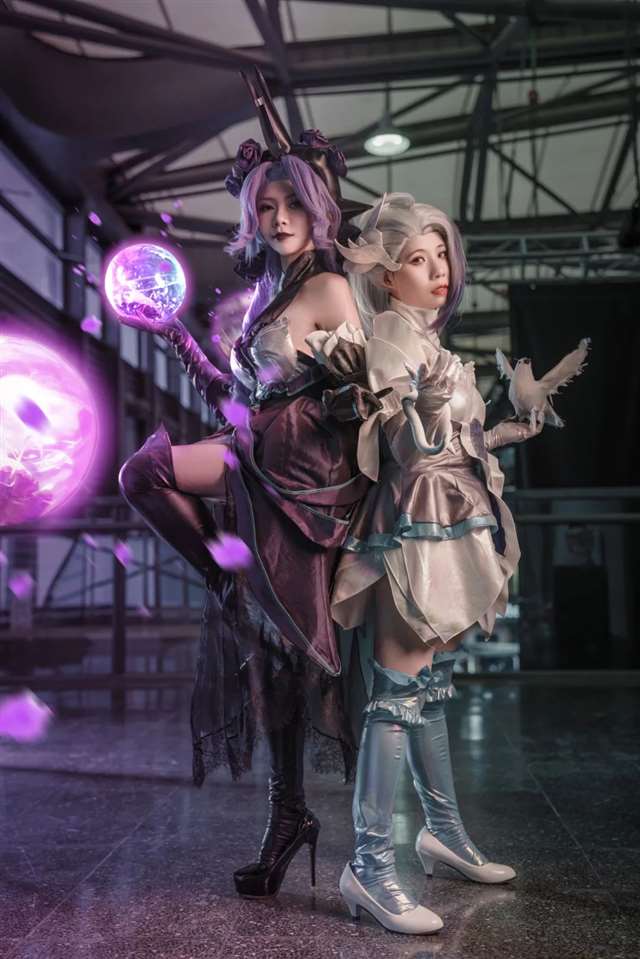 【Cosplay】英雄联盟情人节辛德拉&婕拉