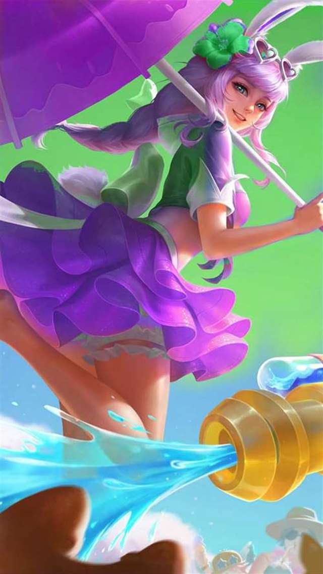 王者荣耀公孙离被捅的流口水视频之阿离和李信在房间做