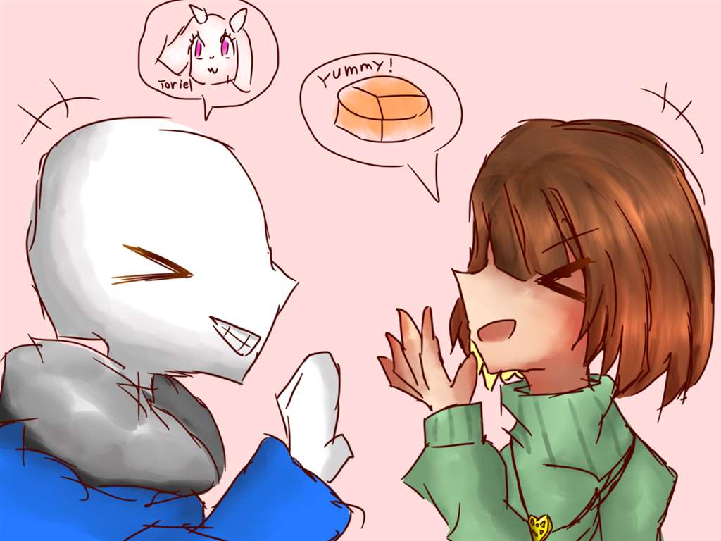 sans × chara