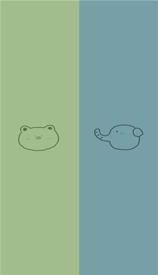 2021一组全新的聊天背景皮肤 一左一右的微信壁纸图片