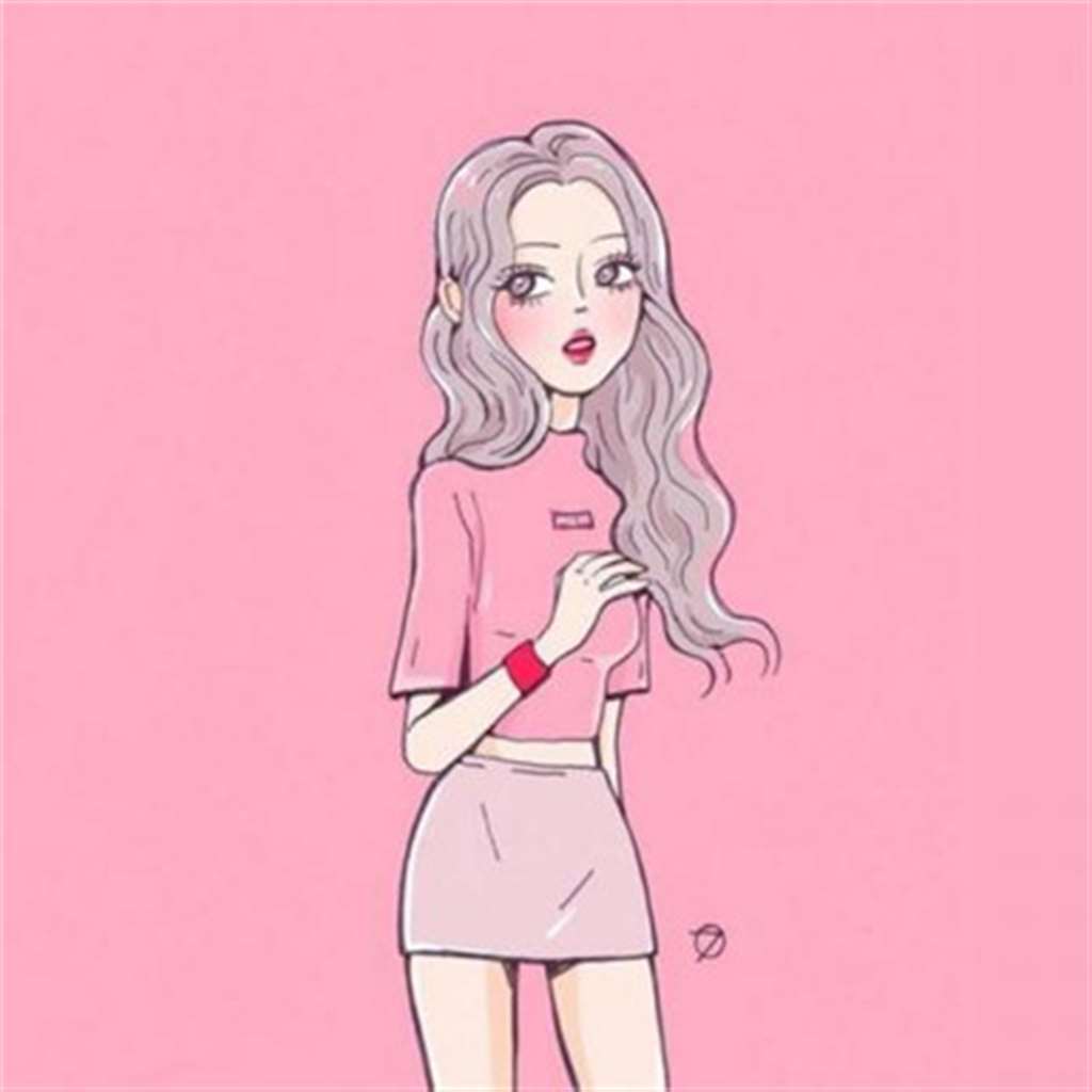 微信头像女生简单大方手绘2018 不谈感情我们都很快乐