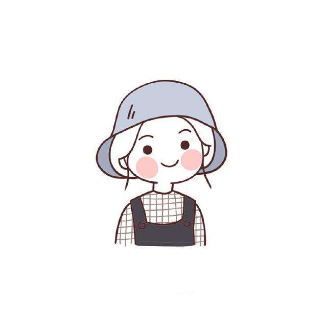 简约风可爱卡通闺蜜女生头像 世间万物唯你可爱