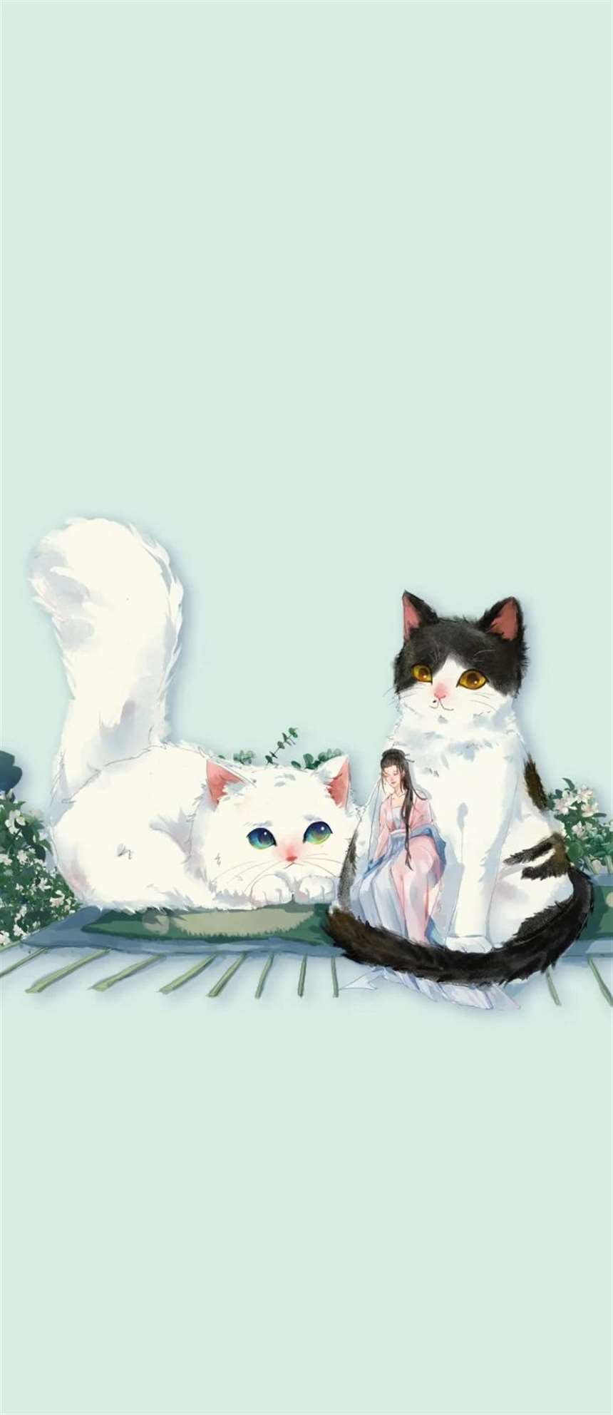 有哪些好看的全面屏手机壁纸或微信聊天背景图片