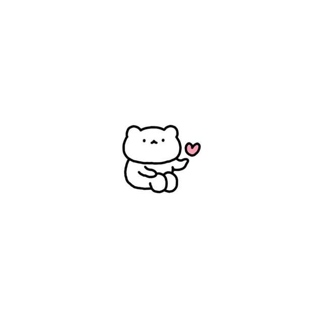 适合永久做头像的迷你可爱爱心头像