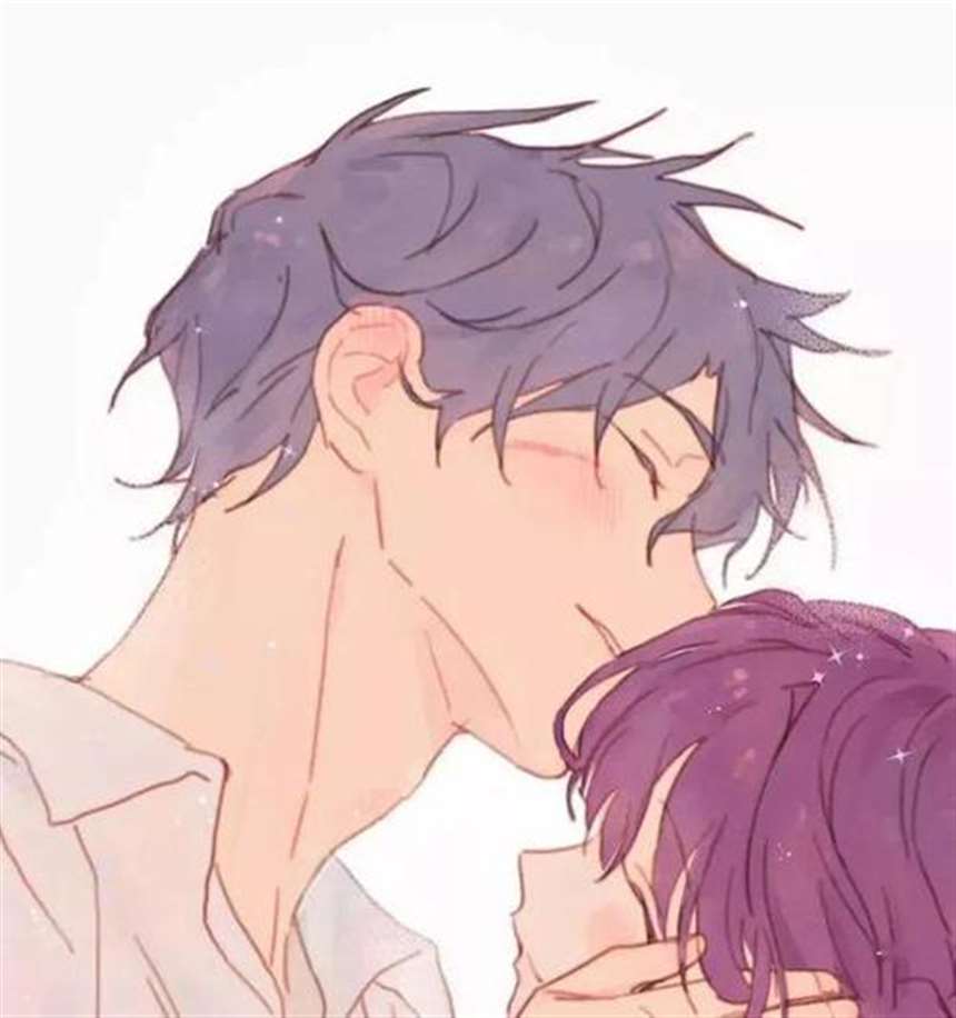 可爱呆萌情侣头像一左一右 