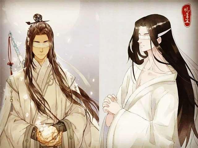 江澄散下头发被蓝 江澄不小心扯掉蓝涣的抹额