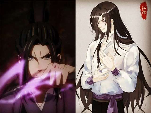 江澄散下头发被蓝 江澄不小心扯掉蓝涣的抹额