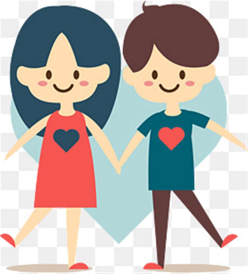 相爱的情侣素材图