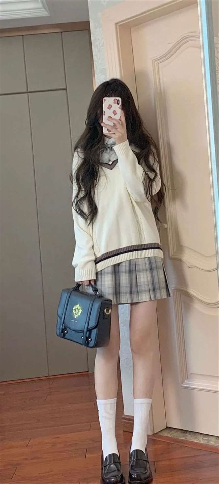 jk渔网袜妹子美女手机壁纸全面屏高清无水印渣男壁纸729