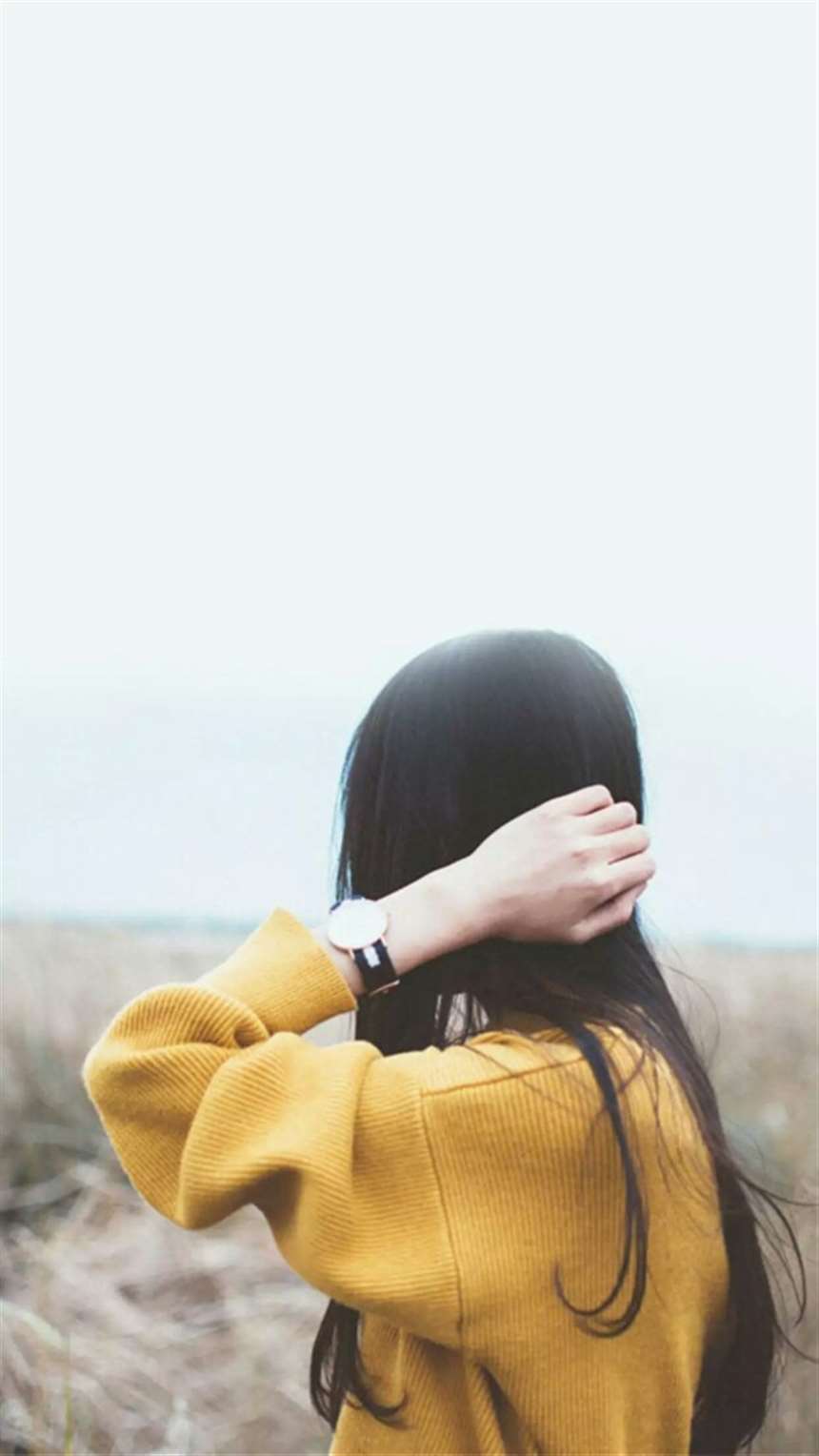 【壁纸控】女生背影唯美意境壁纸