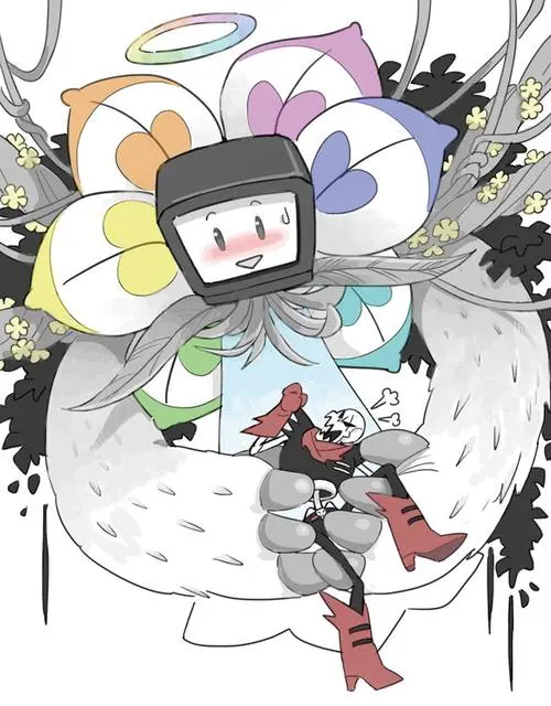 flowey×frisk图片黄系列本子