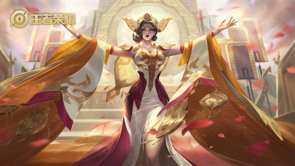 王者荣耀武则天去掉碍眼的布原画壁纸图片,霸气外露,还不快来