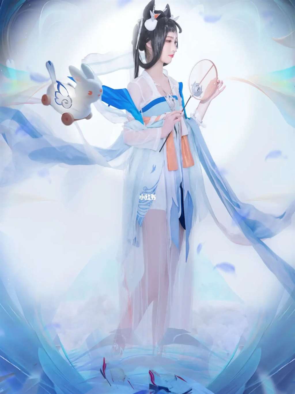 王者荣耀嫦娥如梦令去布料害羞流口水的表情