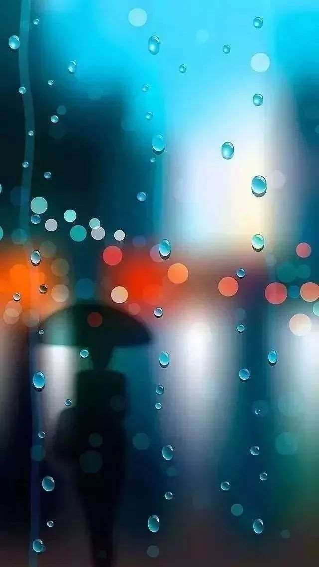 抖音雨滴背景图,手机高清壁纸