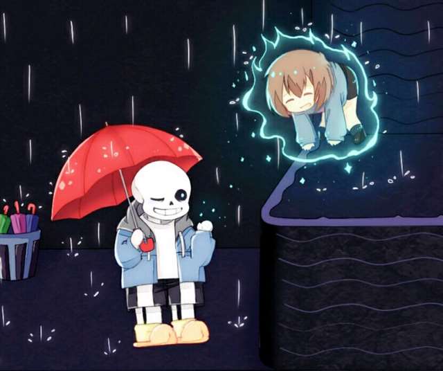 undertale——frisk&chara&sans图片