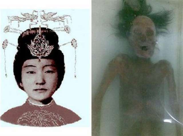 古代四大美女古尸复原图