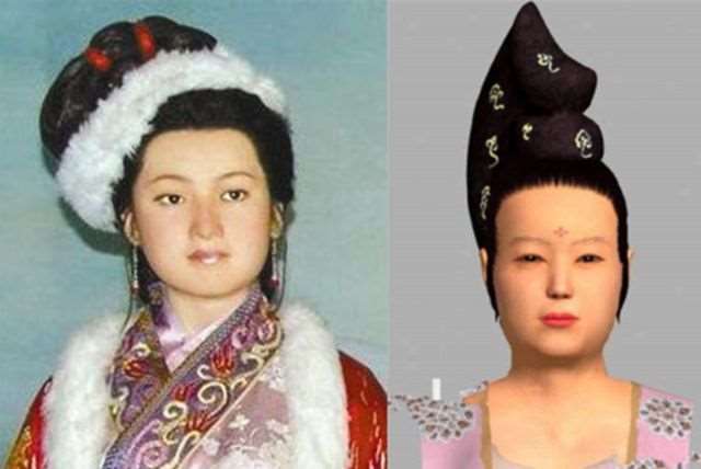 古代四大美女古尸复原图