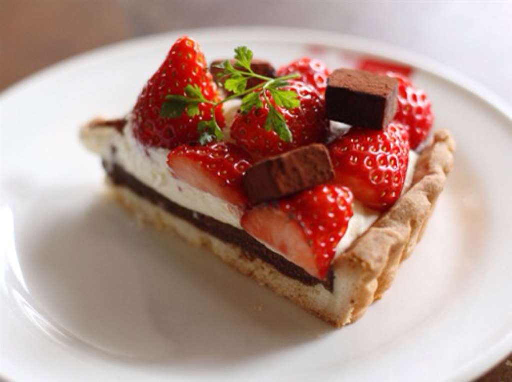 草莓蛋糕 精致美食