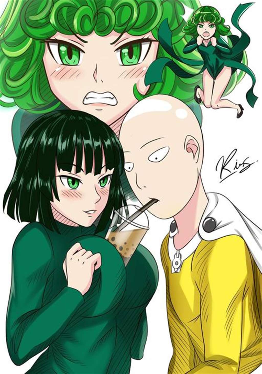 战栗的龙卷壁纸acg插画精选!