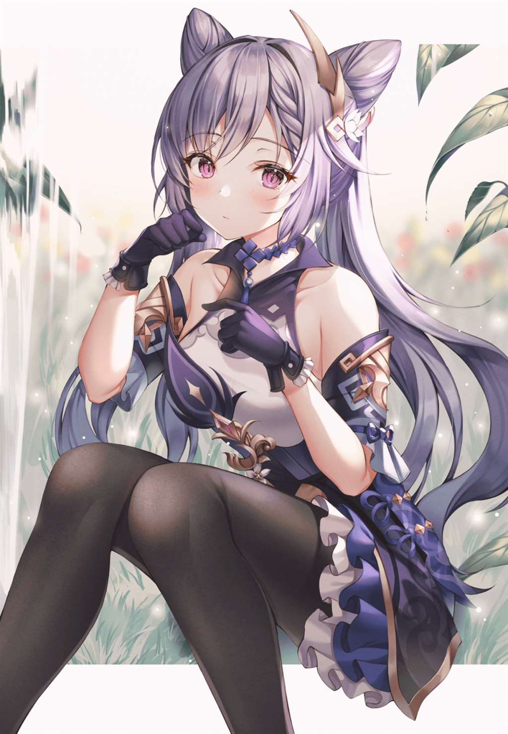 3D刻晴的日常ちゃんの薄い腿法娴熟免费本