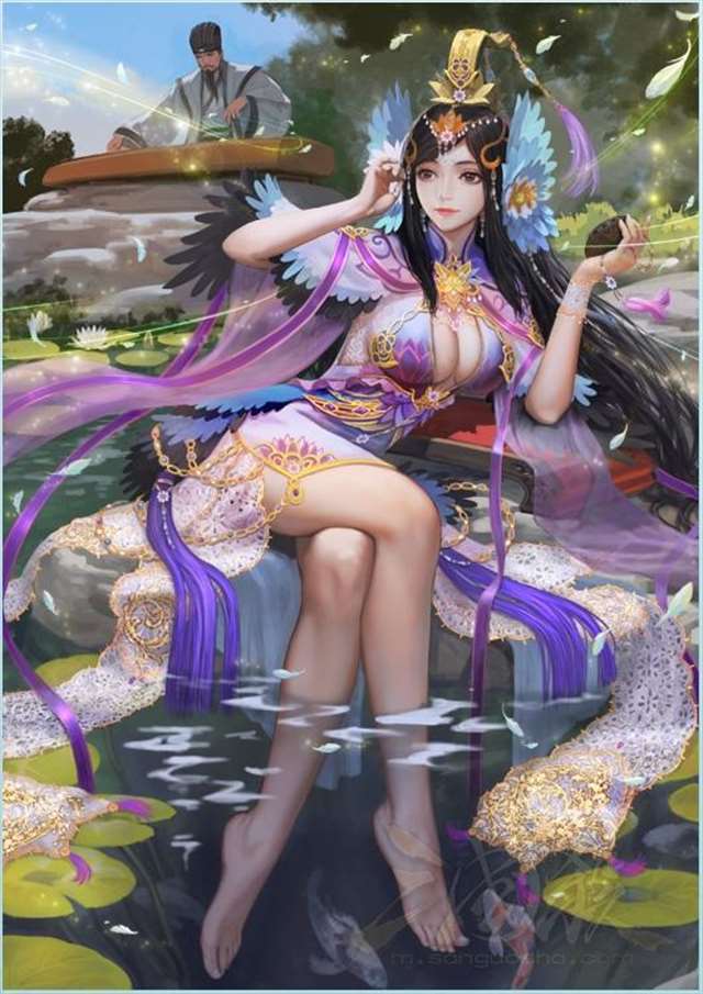 三国杀女角色去掉所有服装图片原画