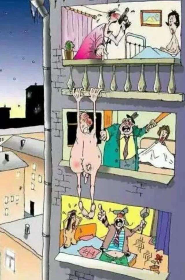 看这张图片说几楼的女人出轨了?