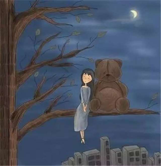 人到了晚上都是感性动物