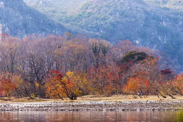 初冬桂林,探寻落日余晖和你
