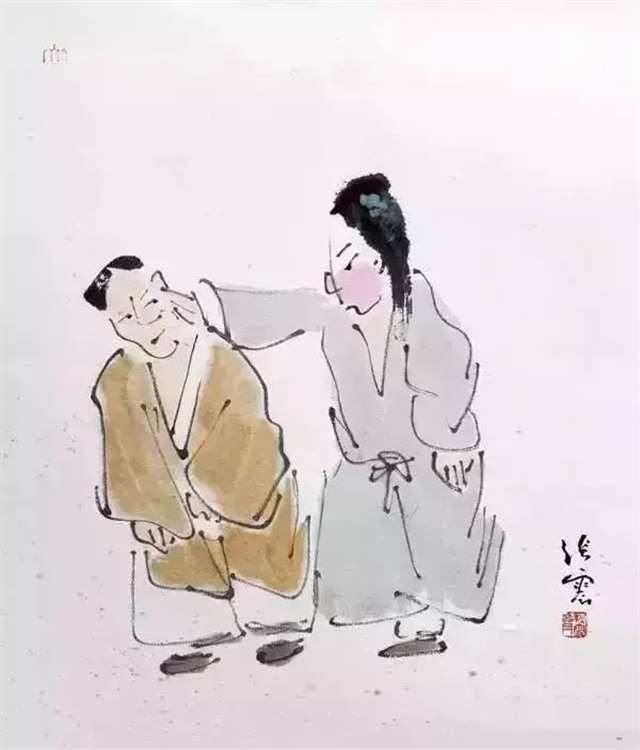 一画一诗一哲思:逢人不说人间事,便是人间无事人