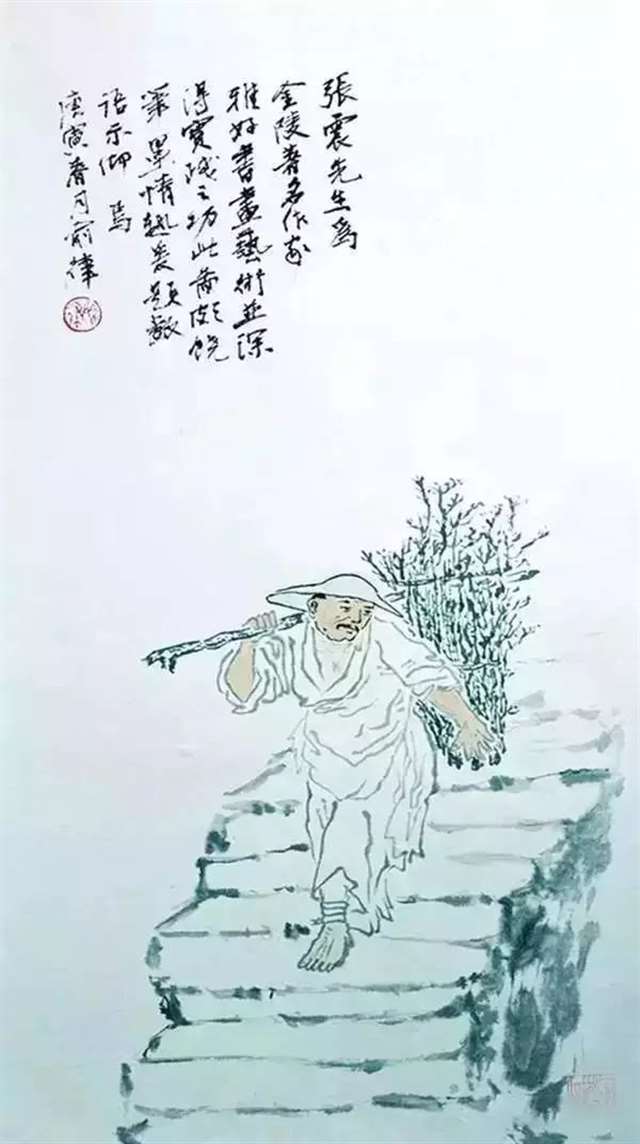 一画一诗一哲思:逢人不说人间事,便是人间无事人