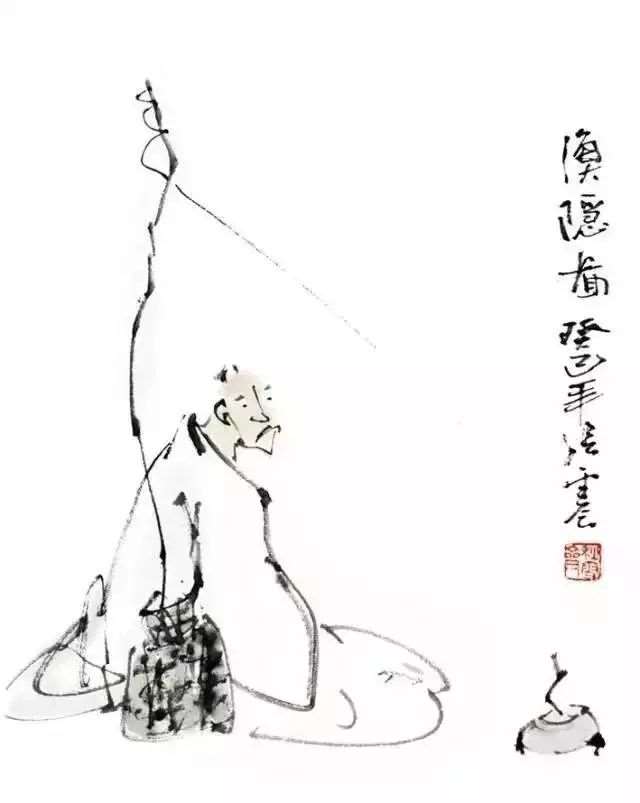 一画一诗一哲思:逢人不说人间事,便是人间无事人