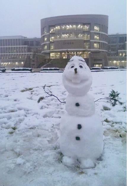搞笑的雪人造型唯美图片大全