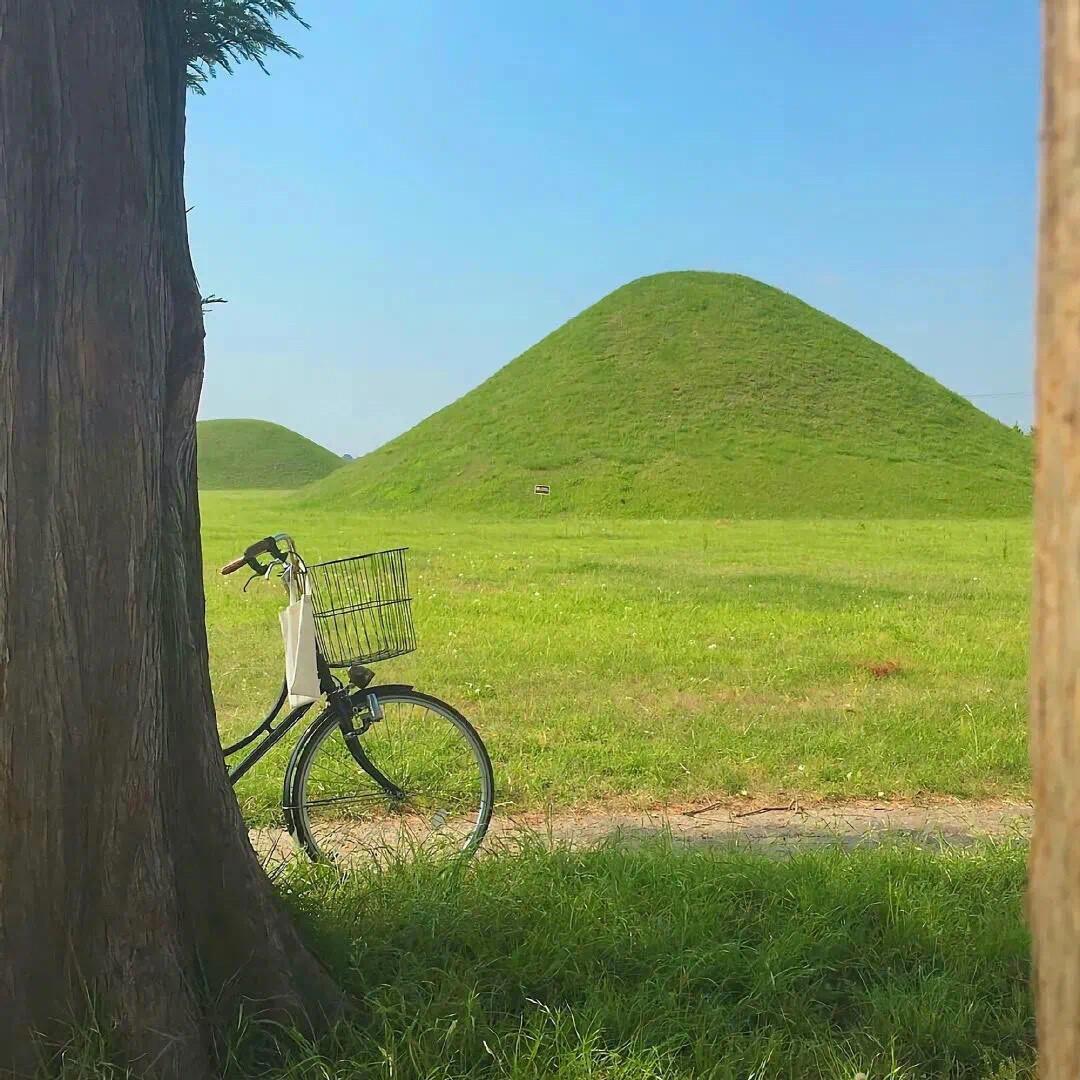 绿色风景唯美清新朋友圈背景图片