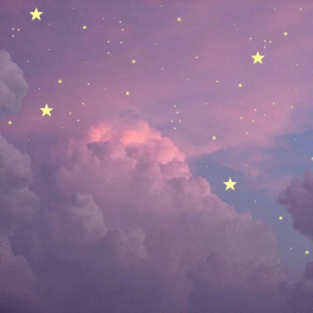 美丽风景图片唯美|粉色的晚霞点缀天空