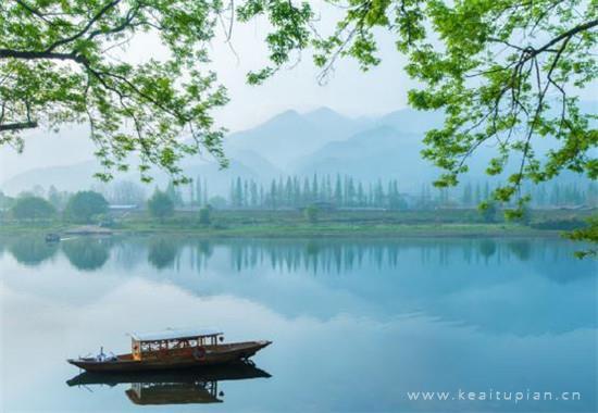 超美湖泊风景唯美图片