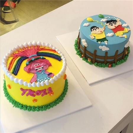 可爱有趣的生日蛋糕卡通人物人气图片