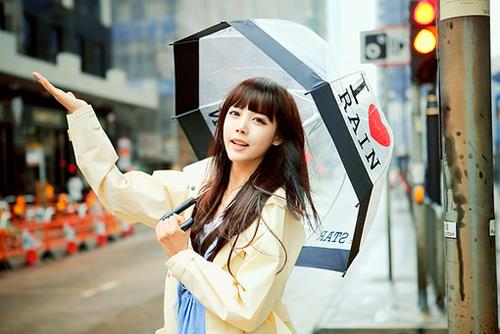 街拍小清新韩系女生图片