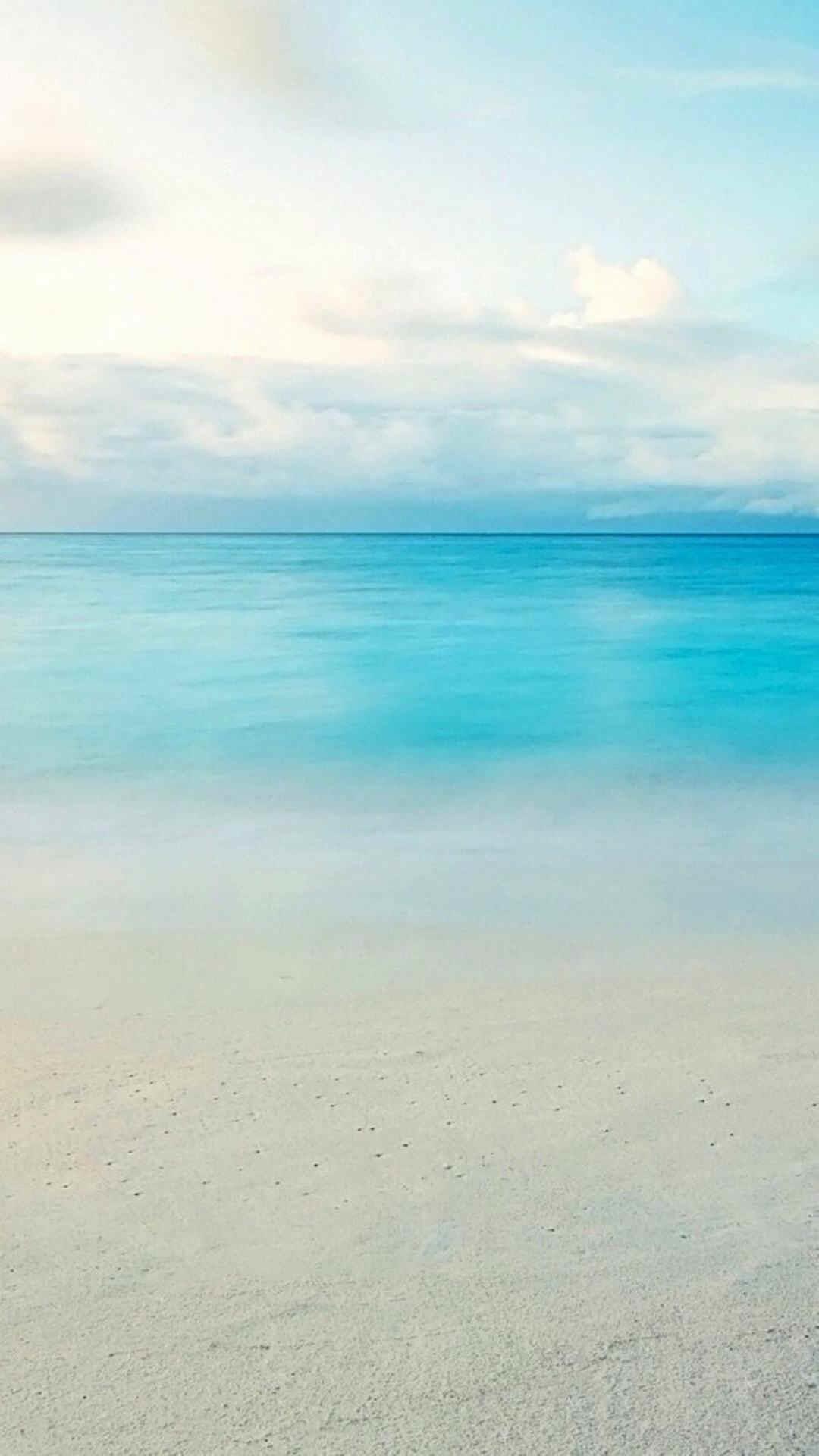 唯美海滩风景纯色手机壁纸高清图片下载