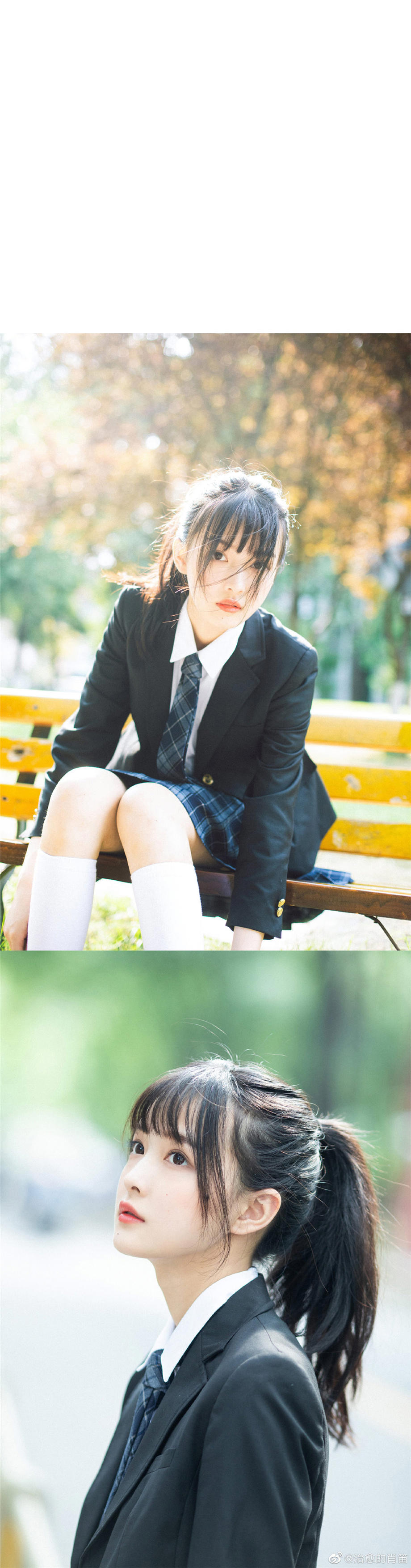 00后美女学生制服凊纯写真集