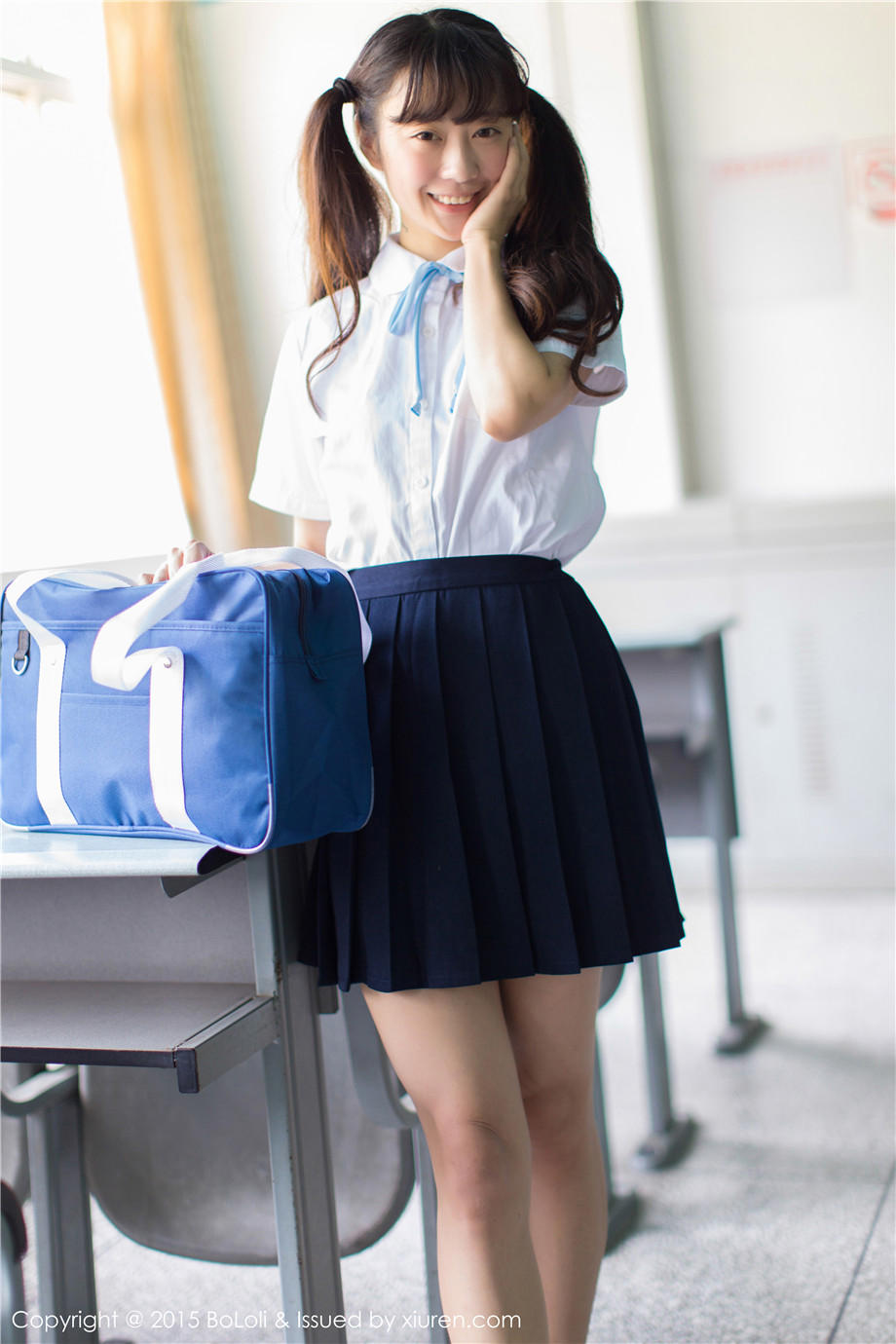 90后清纯美女suki朱忆音学生妹制服写真照片