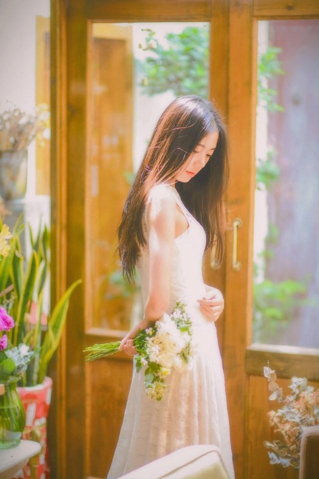 长发美女小清新高颜值写真